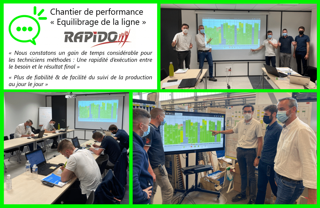 RAPIDO chantier performance lean management